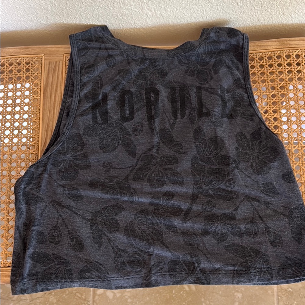 NOBULL Floral Tank Top - Gray